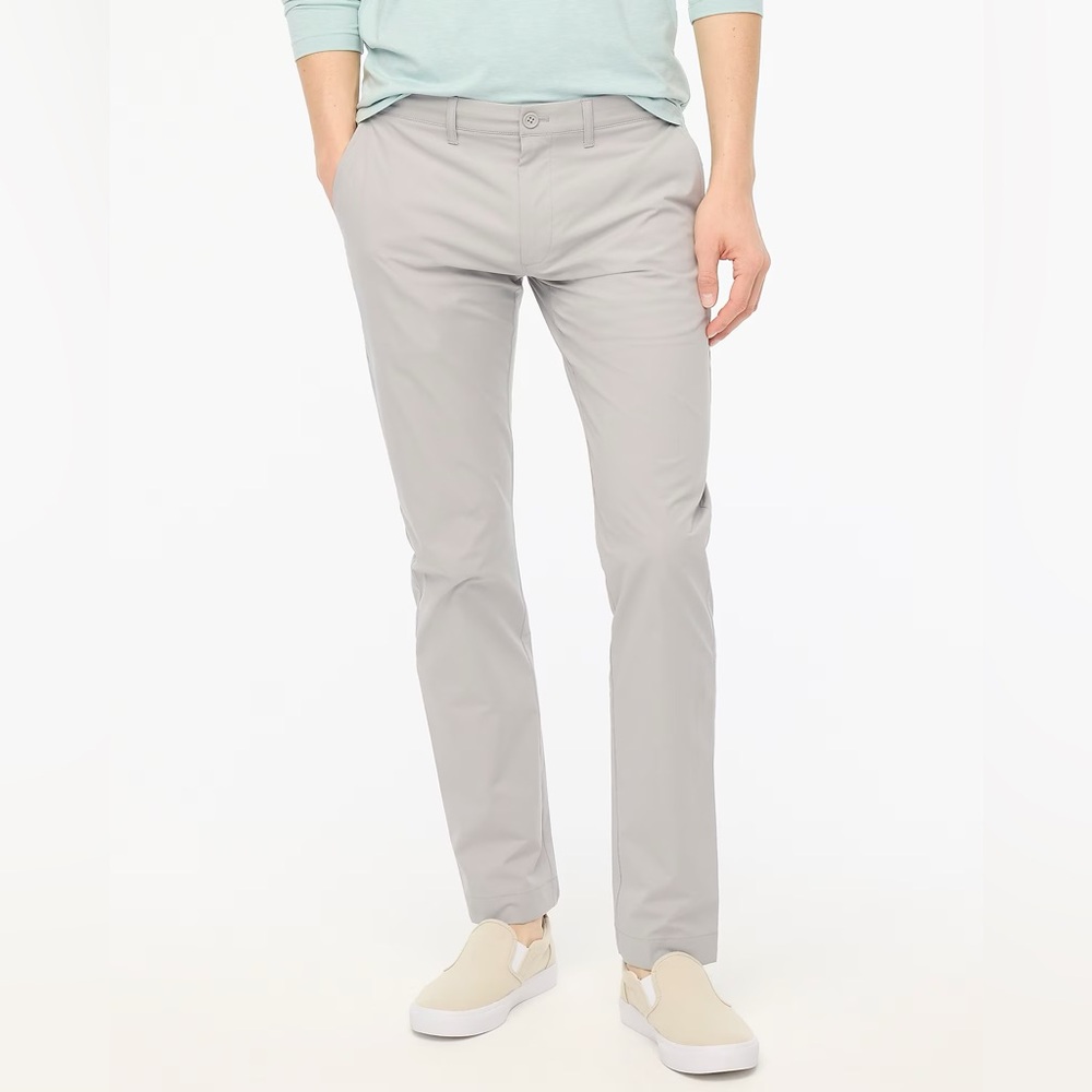 J. Crew Factory Slim-fit tech chino pant